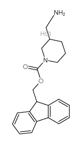 9H-fluoren-9-ylmethyl 3-(aminomethyl)piperidine-1-carboxylate,hydrochloride_669713-56-8