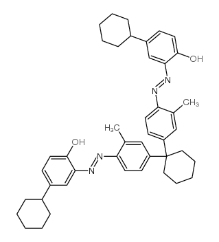 (6E)-4-cyclohexyl-6-[[4-[1-[4-[(2E)-2-(3-cyclohexyl-6-oxocyclohexa-2,4-dien-1-ylidene)hydrazinyl]-3-methylphenyl]cyclohexyl]-2-methylphenyl]hydrazinylidene]cyclohexa-2,4-dien-1-one_6706-82-7