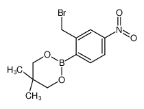 2-[2-(bromomethyl)-4-nitrophenyl]-5,5-dimethyl-1,3,2-dioxaborinane_673456-19-4
