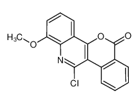 11-Chloro-1-methoxy-5-oxa-12-aza-chrysen-6-one_675597-50-9
