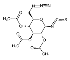 2,3,4-tri-O-acetyl-6-azido-6-deoxy-β-D-glucopyranosyl isothiocyanate_675616-80-5