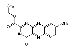 ethyl-8-methyl-pyrimido[5,6-b]quinoxaline-4(3H)-one-2-carboxylate_67568-17-6