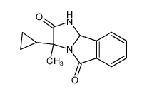 3-cyclopropyl-3-methyl-1,9b-dihydro-imidazo[2,1-a]isoindole-2,5-dione_67568-40-5