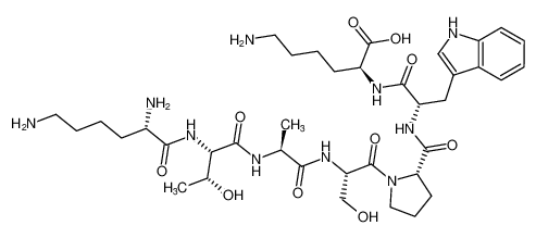 L-Lysine, L-lysyl-L-threonyl-L-alanyl-L-seryl-L-prolyl-L-tryptophyl-_675819-22-4