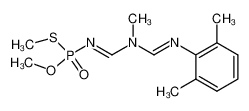 [1-{[N-(2,6-Dimethyl-phenyl)-formimidoyl]-methyl-amino}-meth-(E)-ylidene]-thiophosphoramidic acid O,S-dimethyl ester_67583-38-4