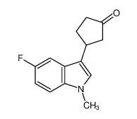 Cyclopentanone, 3-(5-fluoro-1-methyl-1H-indol-3-yl)-_675831-65-9