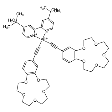 [Pt(4-ethynylbenzo-15-crown-5)2(4,4'-di-tert-butyl-2,2'-bipyridine)]_675833-39-3