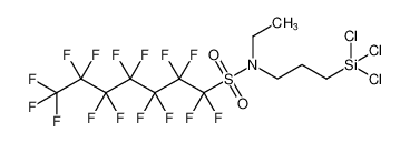 N-Ethyl-1,1,2,2,3,3,4,4,5,5,6,6,7,7,7-pentadecafluoro-N-(3-(trichlorosilyl)propyl)heptane-1-sulphonamide_67584-50-3