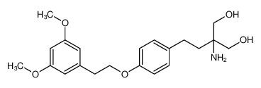 2-amino-2-(4-(3,5-dimethoxyphenethoxy)phenethyl)propane-1,3-diol_675847-44-6