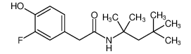 Benzeneacetamide, 3-fluoro-4-hydroxy-N-(1,1,3,3-tetramethylbutyl)-_675852-25-2