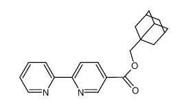 2,2'-bipyridine-5-carboxylic acid (adamantan-1-ylmethyl) ester_675872-48-7