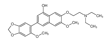 7-(2-(diethylamino)ethoxy)-6-methoxy-3-(6-methoxybenzo[d][1,3]dioxol-5-yl)naphthalen-1-ol_675879-20-6