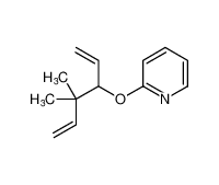 Pyridine, 2-[(1-ethenyl-2,2-dimethyl-3-butenyl)oxy]-_67590-74-3