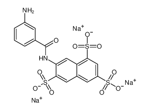 sodium 7-(3-aminobenzamido)naphthalene-1,3,6-trisulfonate_67602-50-0