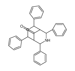 2,4,6,8-tetraphenyl-3-oxa-7-azabicyclo[3.3.1]nonan-9-one_67608-71-3