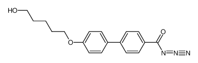 4'-(5-Hydroxy-pentyloxy)-biphenyl-4-carbonyl azide_676121-41-8