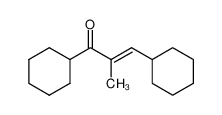 (E)-1,3-dicyclohexyl-2-methylprop-2-en-1-one_67615-45-6