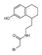 2-bromo-N-(2-(7-hydroxy-1,2,3,4-tetrahydronaphthalen-1-yl)ethyl)acetamide_676165-36-9