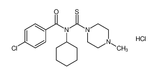 4-chloro-N-cyclohexyl-N-(4-methylpiperazine-1-carbonothioyl)benzamide hydrochloride_676225-15-3