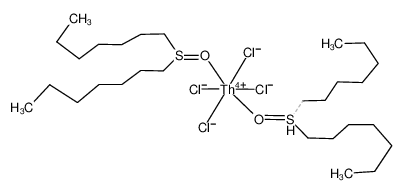 thorium(IV) chloride * 2 diheptyl sulphoxide_67623-31-8