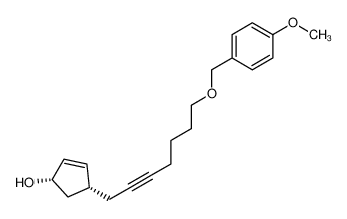 (1S,4R)-4-[7'-(4-methoxybenzyloxy)-2'-heptynyl]-2-cyclopenten-1-ol_676236-11-6