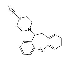 Piperazine, 1-cyano-4-(10,11-dihydrodibenzo[b,f]thiepin-10-yl)-_676238-75-8