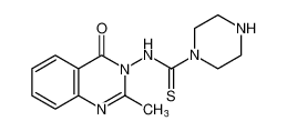 1-Piperazinecarbothioamide, N-(2-methyl-4-oxo-3(4H)-quinazolinyl)-_676244-19-2