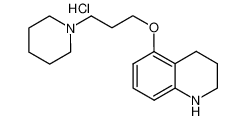 5-(3-piperidin-1-yl-propoxy)-1,2,3,4-tetrahydro-quinoline hydrochloride_676255-07-5