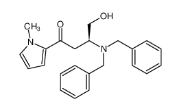 (S)-3-(dibenzylamino)-4-hydroxy-1-(1-methyl-1H-pyrrol-2-yl)butan-1-one_676262-45-6
