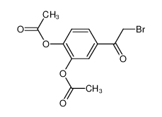 2-bromo-1-(3,4-diacetoxy-phenyl)-ethanone_67632-28-4