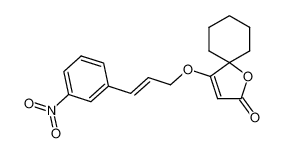 4-(m-nitrocinnamyloxy)-1-oxaspiro[4.5]dec-3-en-2-one_676321-18-9
