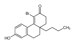 4-bromo-10a-butyl-7-hydroxy-1,9,10,10a-tetrahydrophenanthren-3(2H)-one_676346-59-1