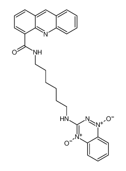 3-((6-(acridine-4-carboxamido)hexyl)amino)benzo[e][1,2,4]triazine 1,4-dioxide_676350-31-5