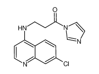 3-((7-chloroquinolin-4-yl)amino)-1-(1H-imidazol-1-yl)propan-1-one_676351-18-1