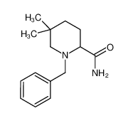 (RS)-1-benzyl-5,5-dimethyl-piperidine-1-carboxylic acid amide_676355-78-5