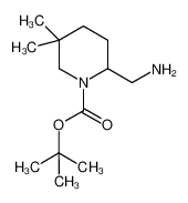 (RS)-2-aminomethyl-5,5-dimethyl-piperidine-1-carboxylic acid tert-butyl ester_676355-86-5
