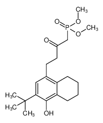 dimethyl (4-(3-(tert-butyl)-4-hydroxy-5,6,7,8-tetrahydronaphthalen-1-yl)-2-oxobutyl)phosphonate_676362-28-0