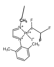 [1,2-bis(2,6-dimethylphenylimino)ethane](1H-tetrafluoroethyl)iodoplatinum(II)_676364-19-5