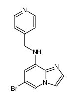 6-bromo-N-(pyridin-4-ylmethyl)imidazo[1,2-a]pyridin-8-amine_676370-49-3