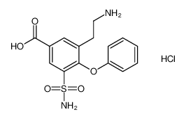 3-(2-aminoethyl)-4-phenoxy-5-sulfamoylbenzoic acid hydrochloride_67641-52-5