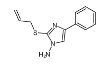 2-allylsulfanyl-4-phenyl-imidazol-1-ylamine_67642-87-9
