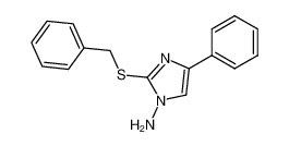 2-benzylsulfanyl-4-phenyl-imidazol-1-ylamine_67642-88-0
