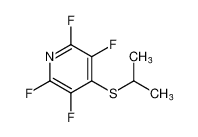 Pyridine, 2,3,5,6-tetrafluoro-4-[(1-methylethyl)thio]-_67644-48-8