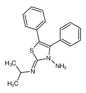 (3-amino-4,5-diphenyl-3H-thiazol-2-ylidene)-isopropyl-amine_67644-65-9