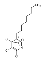 1-Azabicyclo[2.2.1]hept-2-ene, 2,3,4,7,7-pentachloro-5-octyl-_67644-92-2