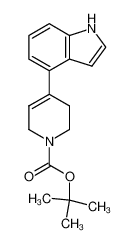 tert-butyl 4-(1H-indol-4-yl)-5,6-dihydropyridine-1(2H)-carboxylate_676448-20-7