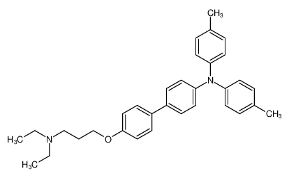 4'-(3-(diethylamino)propoxy)-N,N-di-p-tolyl-[1,1'-biphenyl]-4-amine_676448-98-9