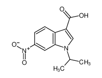 1H-Indole-3-carboxylic acid, 1-(1-methylethyl)-6-nitro-_676476-92-9
