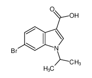 1H-Indole-3-carboxylic acid, 6-bromo-1-(1-methylethyl)-_676477-08-0