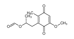 (R)-1-(5-methoxy-2-methyl-3,6-dioxocyclohexa-1,4-dien-1-yl)propan-2-yl formate_676516-87-3